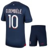 Original Trikotsatz Paris Saint-Germain Dembele 10 Heimtrikot 2023-24 Für Kinder